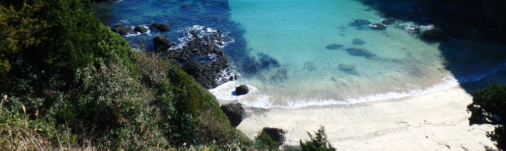 下田の碁石が浜ビーチ